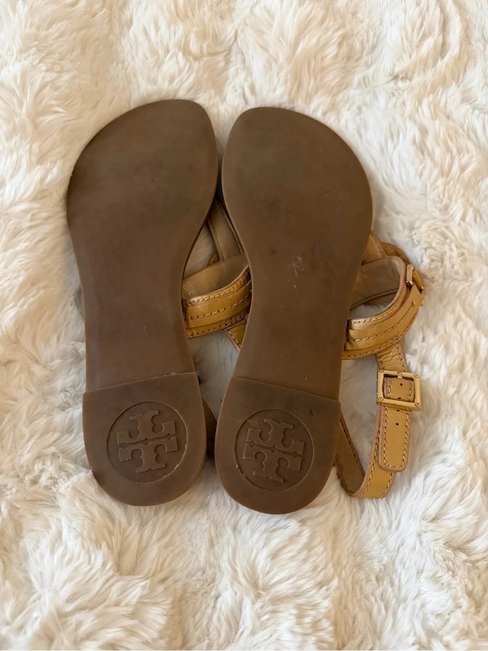 Tory Burch leather thong